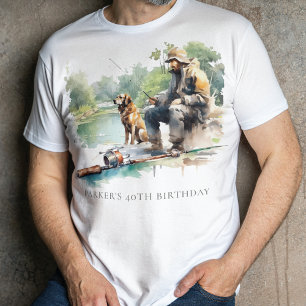 Personalisierte Aquarellparty T-Shirt