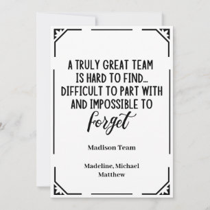 Personalisierte Arbeitskollegin Verlassend anwesen Einladung