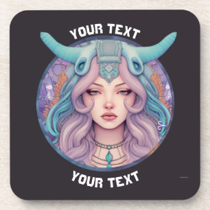 PERSONALISIERTE ARIEN ZODIAC SIGN GETRÄNKEUNTERSETZER