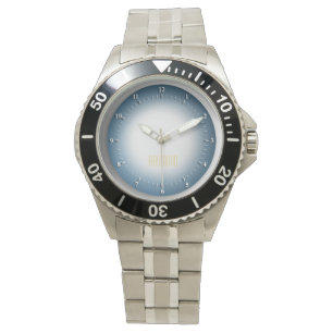 Personalisierte Armbanduhr aus Edelstahl