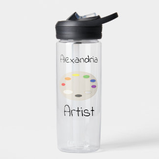 Personalisierte Artist Art Palette Trinkflasche