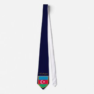 Personalisierte Aserbaidschan-Flagge Krawatte