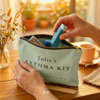 Personalisierte Asthma-Kit-Tasche – Medizinische T