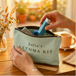 Personalisierte Asthma-Kit-Tasche – Medizinische T Zubehörtasche