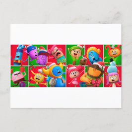 Personalisierte AstroLOLogy Weihnachtskarte Postkarte