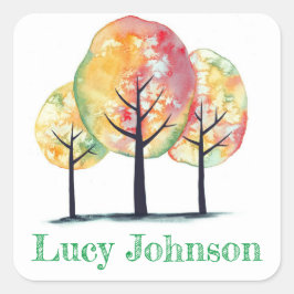 Personalisierte Aufkleber bunt