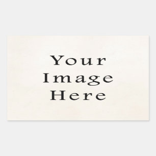 Personalisierte Aufkleber für das Rechteck