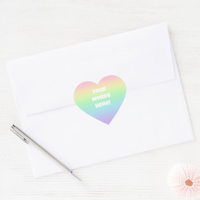 Personalisierte Aufkleber für den Rainbow-Envelope (Umschlag)