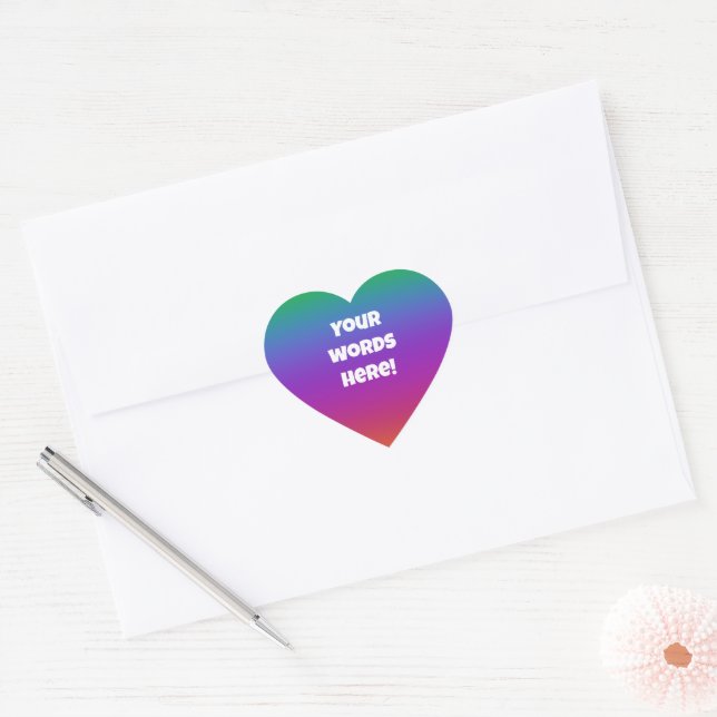 Personalisierte Aufkleber für die Rainbow-Envelope (Umschlag)