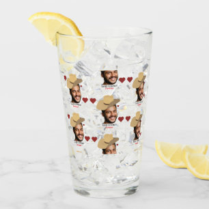 Personalisierte Aufkleber, Gesichtsaufkleber, Bach Glas