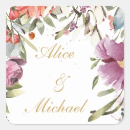 Personalisierte Aufkleber in Gold