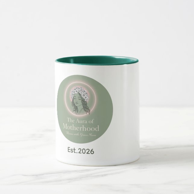 Personalisierte Aura der Mutterschaft - Zen Boho K Tasse (Zentrum)