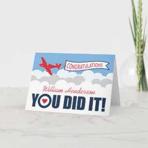 Personalisierte Ausstiegsparade   British RAF Karte