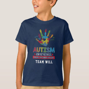 Personalisierte Autismus Sensibilisierung für Erzi T-Shirt