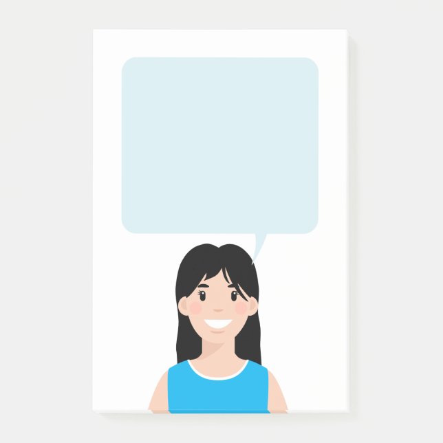 Personalisierte Avatar-Hinweise Post-it Klebezettel (Vorderseite)