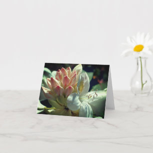 Personalisierte Azalea-Blume Karte