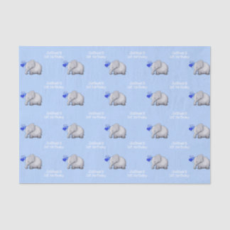 Personalisierte Baby-Elefant-1. Seidenpapier