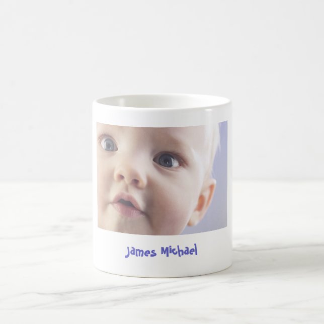 Personalisierte Baby-Foto-Kaffee-Tasse Tasse (Mittel)