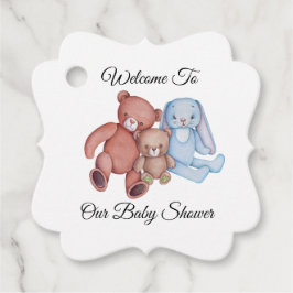 Personalisierte Babydusche Geschenkanhänger