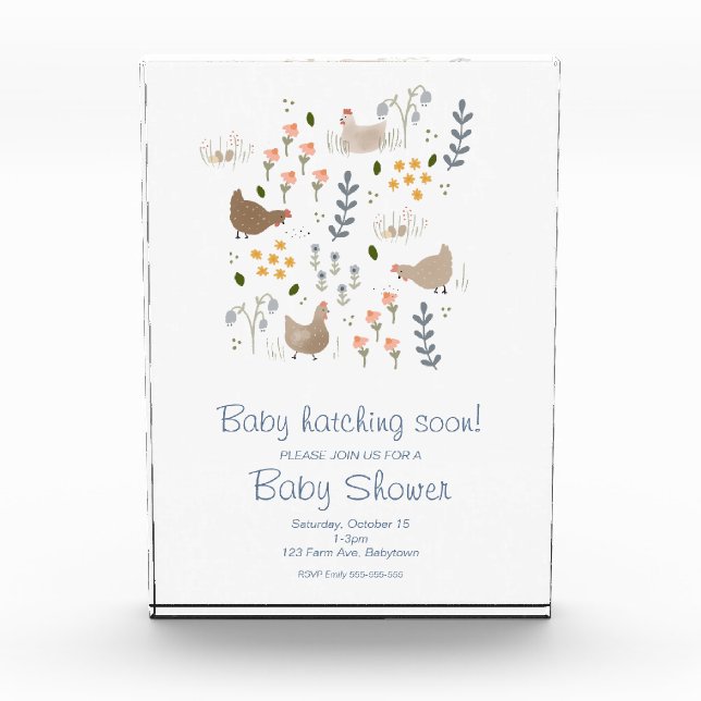 Personalisierte Babydusche Keepskae Fotoblock (Vorderseite)