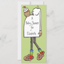 Personalisierte Babydusche Mittlere Hautfone Einladung