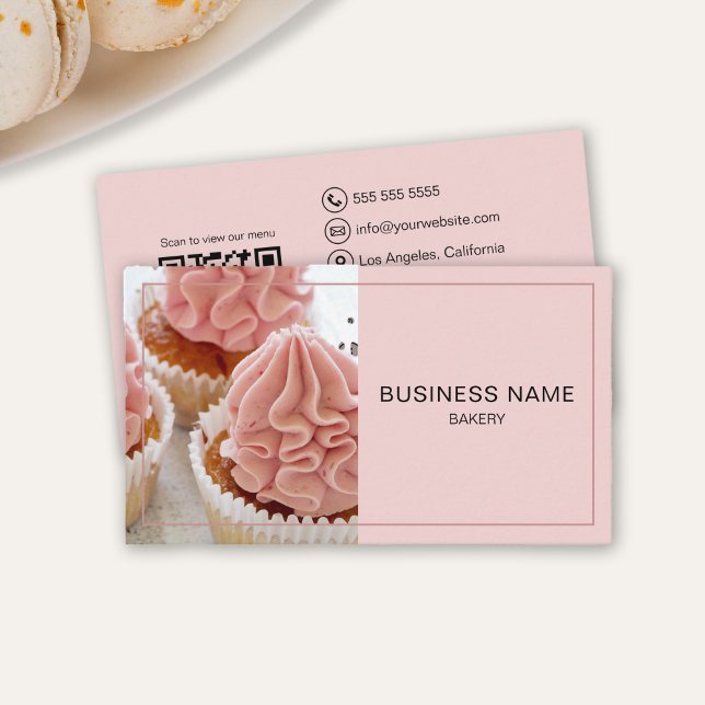 Personalisierte Bäckerei Visitenkarte (Create your own personalized bakery business card)