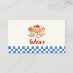 Personalisierte Bäckerei-Visitenkarte Benutzerde Visitenkarte