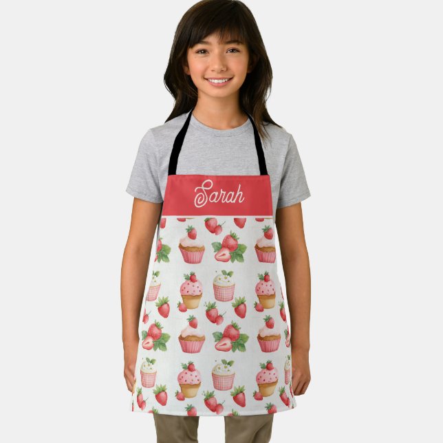 Personalisierte Backschürze für Kinder mit Namen Schürze (Insitu)