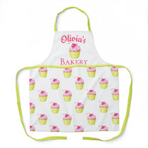 Personalisierte Backwaren Name Rosa und grüne Cupc