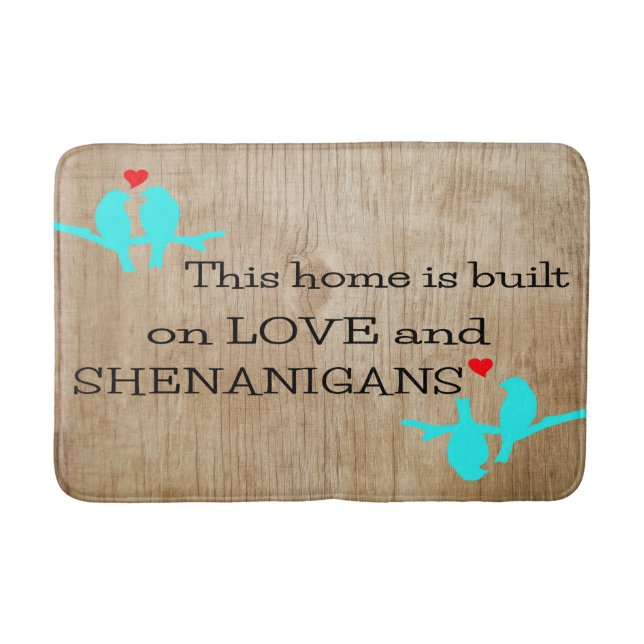 personalisierte Badematte (Vorderseite)