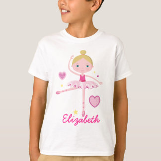 Personalisierte Ballerina A T-Shirt