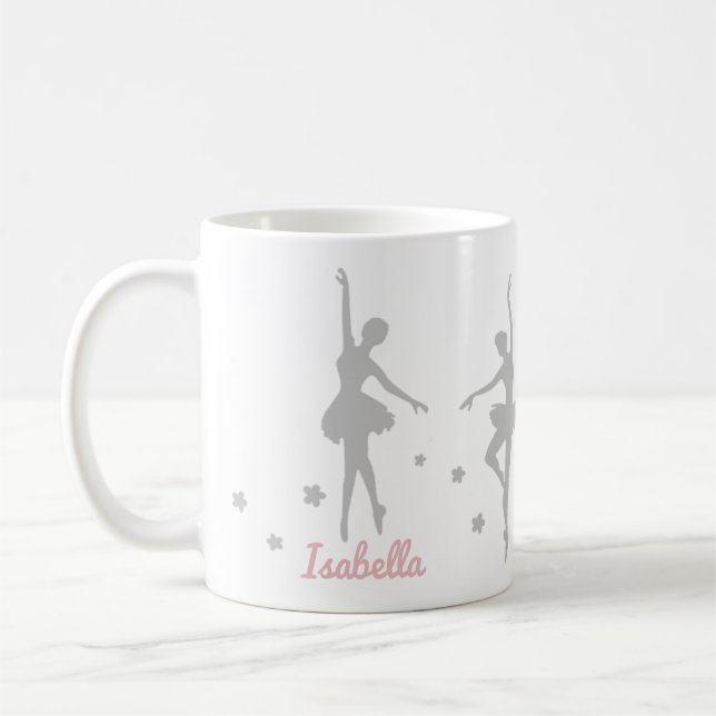 Personalisierte Ballerina Dancer Tasse (Links)