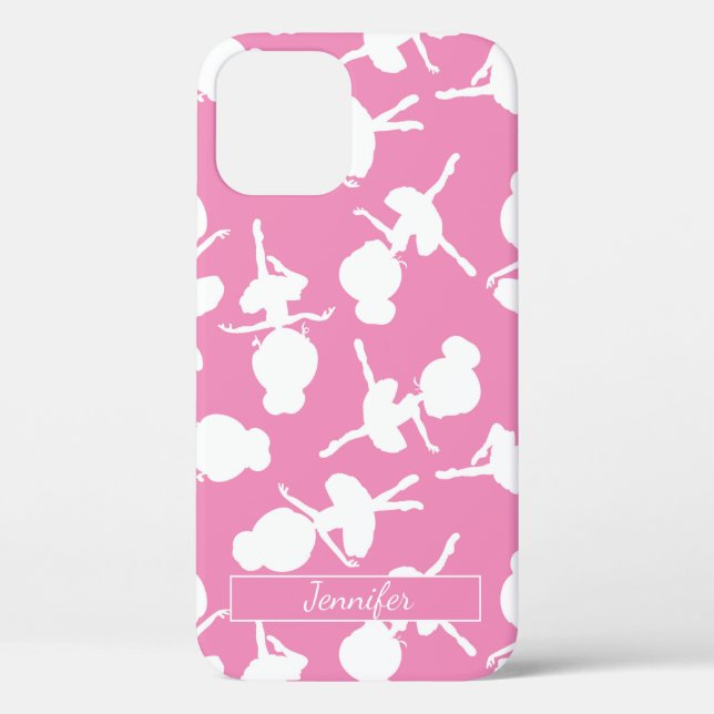 Personalisierte Ballettkostüme und Slipper Pink Case-Mate iPhone Hülle (Rückseite)