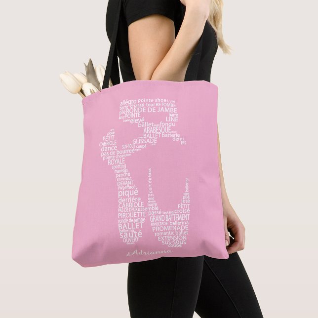 Personalisierte Ballettschuh-Typografie  (Von Creator hochgeladen)