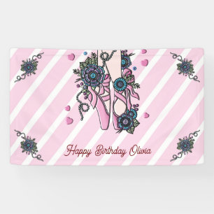 Personalisierte Ballettschuhe Banner