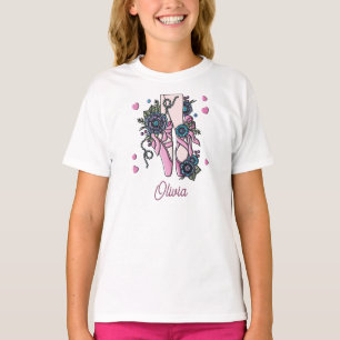 Personalisierte Ballettschuhe T-Shirt
