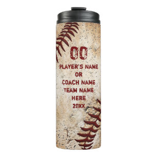 Personalisierte Baseball Coach Geschenke Ideen, Ba Thermosbecher