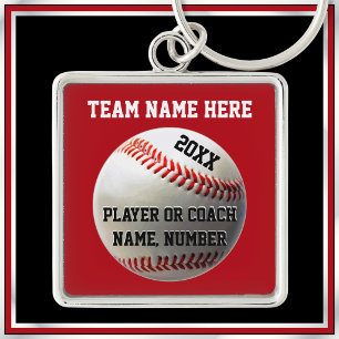 Personalisierte Baseball-Geschenke für Spieler ode Schlüsselanhänger
