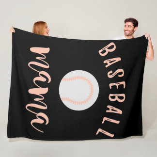 Personalisierte Baseball-Mama | Mein Mama Baseball Fleecedecke