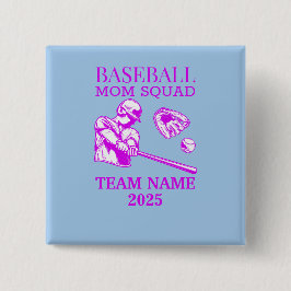 Personalisierte Baseball-Mutter Button