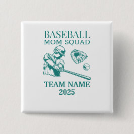 Personalisierte Baseball-Mutter Button