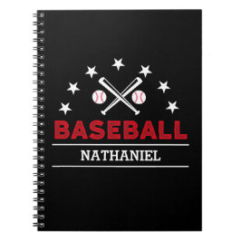 Personalisierte Baseball-Schule Notizblock