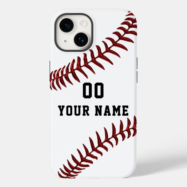 Personalisierte Baseball-Telefonfälle, Neuigkeiten Case-Mate iPhone Hülle (Rückseite)
