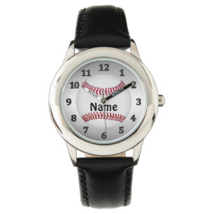 PERSONALISIERTE Baseball-Uhren für Jungen Armbanduhr