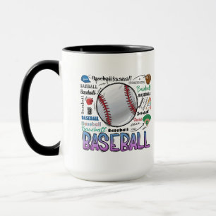 personalisierte Baseball-Umarmung Tasse