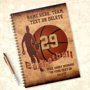Personalisierte Basketball-Geschenkideen, Basketba Notizblock