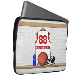 Personalisierte Basketball Jersey Laptopschutzhülle