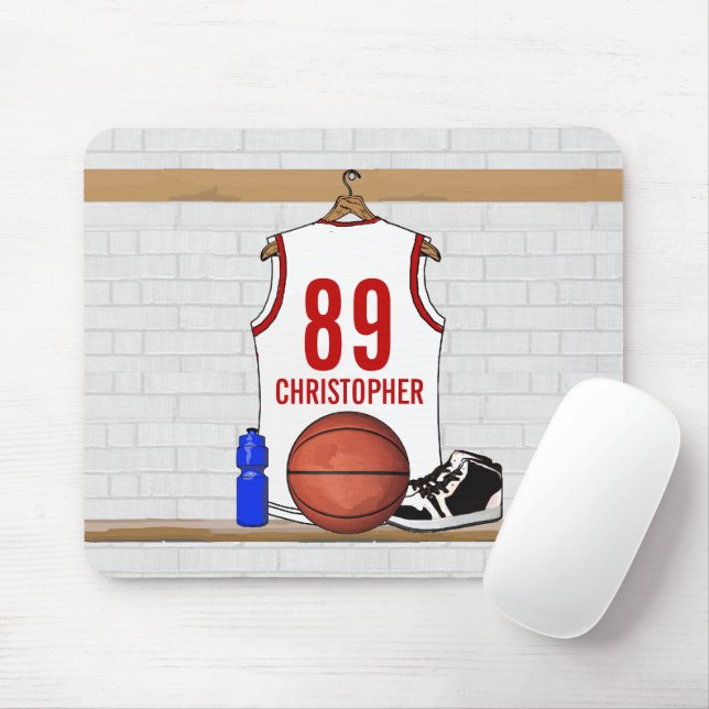 Personalisierte Basketball Jersey Mousepad (Mit Mouse)