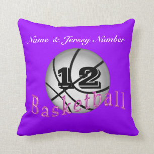 Personalisierte Basketball-Kissen mit NAMEN und Kissen