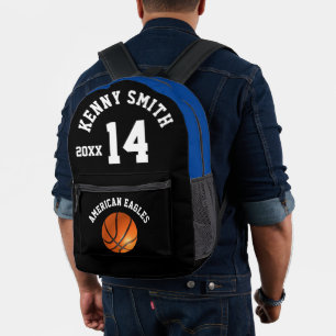 Personalisierte Basketball-Rucksack-Nummer Bedruckter Rucksack